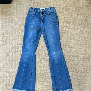 Kancan Women's Blue Flared Jeans